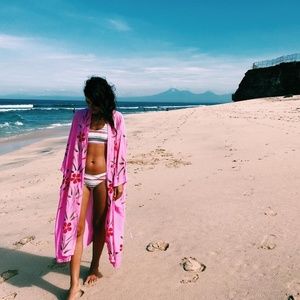 Bali Floral Kimono in Pink or Navy